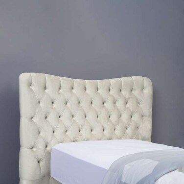 Pan Home Mars Headboard Velvet White L-100/H-125cm
