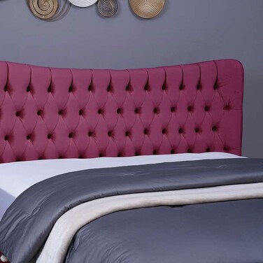 Pan Home Mars Headboard Velvet Pink L-180/H-125cm