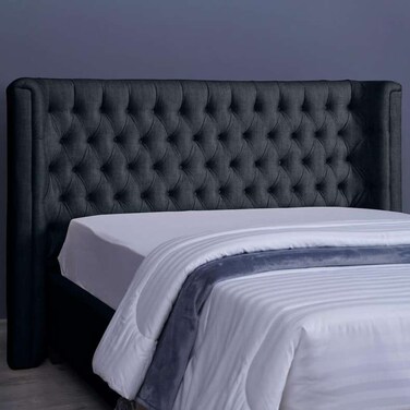 Pan Home Neptune Headboard Chanel Dark Grey L-140/H-125cm