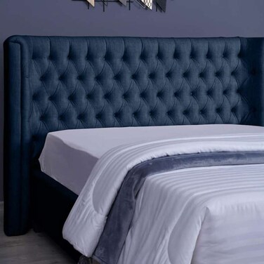 Pan Home Neptune Headboard Chanel Navy Blue L-150/H-125cm