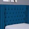 Pan Home Neptune Headboard Velvet Blue L-90/H-125cm