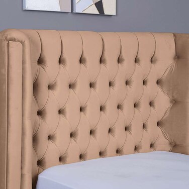 Pan Home Neptune Headboard Velvet Gold L-90/H-125cm