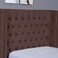 Pan Home Neptune Headboard Velvet Brown L-100/H-125cm