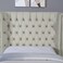 Pan Home Neptune Headboard Velvet White L-120/H-125cm