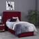 Pan Home Neptune Headboard Velvet Maroon L-120/H-125cm