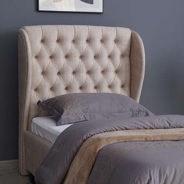 لوح رأس السرير بان هوم بلوتو شانيل بيج طول 90 سم/ارتفاع 125 سم