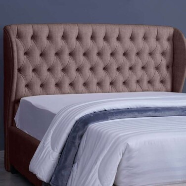 لوح رأس السرير بلوتو من بان هوم، شانيل، وردي، طول 160 سم/ارتفاع 125 سم