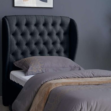 Pan Home Pluto Headboard Chanel Dark Grey L-120/H-125cm