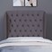Pan Home Pluto Headboard Velvet Grey L-100/H-125cm