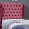 Pan Home Pluto Headboard Velvet Pink L-120 H-125cm