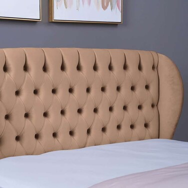 Pan Home Pluto Headboard Velvet Gold L-150/H-125cm