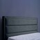 Pan Home Trojan Headboard Chanel Dark Grey L-180/H-125cm