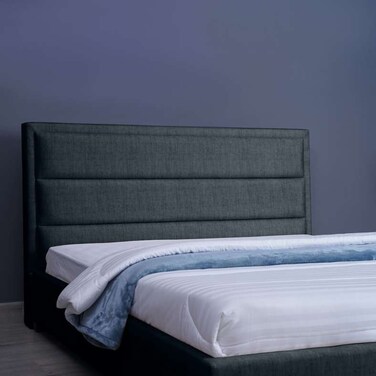 Pan Home Trojan Headboard Chanel Dark Grey L-180/H-125cm