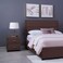 Pan Home Trojan Headboard Velvet Brown L-140/H-125cm