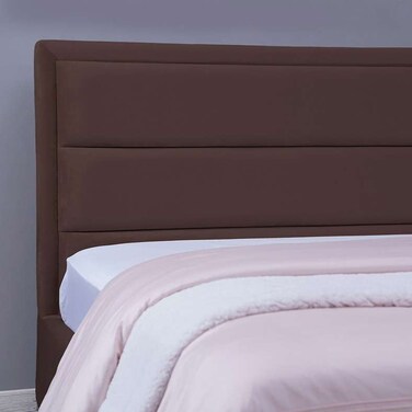 Pan Home Trojan Headboard Velvet Brown L-140/H-125cm
