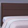 لوح رأس سرير تروجان من بان هوم مخملي بني طول 150 سم/ارتفاع 125 سم