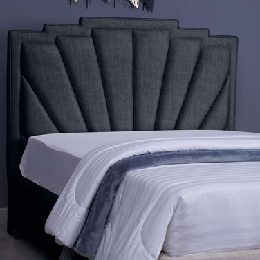 Pan Home Uranus Headboard Chanel Dark Grey L-160/H-125cm