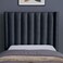 Pan Home Venus Headboard Chanel Dark Grey L-90/H-125cm