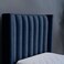 Pan Home Venus Headboard Chanel Navy Blue L-100/H-125cm