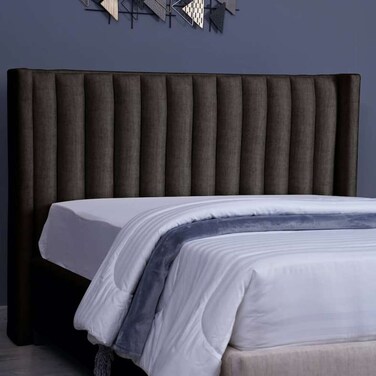 لوح رأس سرير فينوس من بان هوم، شانيل، بني فاتح، طول 140 سم وارتفاع 125 سم