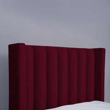 Pan Home Venus Headboard Velvet Maroon L-120/H-125cm