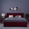 Pan Home Venus Headboard Velvet Maroon L-200/H-125cm