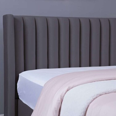 Pan Home Venus Headboard Velvet Grey L-160/H-125cm