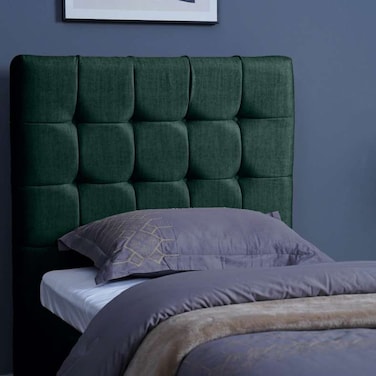 لوح رأس سرير بان هوم فيستا شانيل أخضر زيتوني طول 100 سم/ارتفاع 125 سم