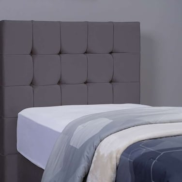 Pan Home Vista Headboard Velvet Grey L-90/H-125cm