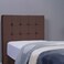 Pan Home Vista Headboard Velvet Brown L-90/H-125cm