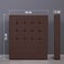 Pan Home Vista Headboard Velvet Brown L-100/H-125cm