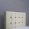 Pan Home Vista Headboard Velvet White L-100/H-125cm