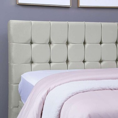 Pan Home Vista Headboard Velvet White L-140/H-125cm