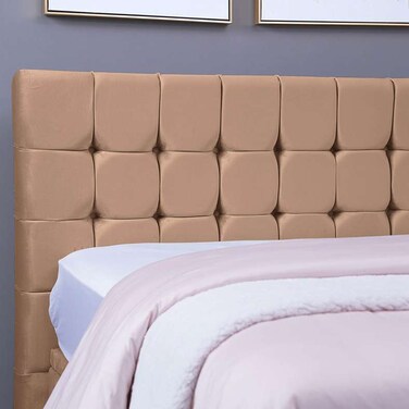 Pan Home Vista Headboard Velvet Gold L-150/H-125cm