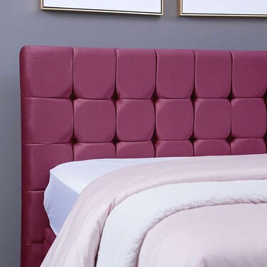 Pan Home Vista Headboard Velvet Pink L-150/H-125cm