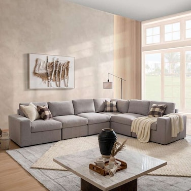 Pan Home Specialty Armless Sofa - Grey