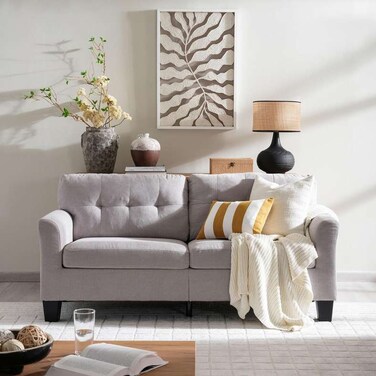 Pan Home Lilac 3 Seater Sofa