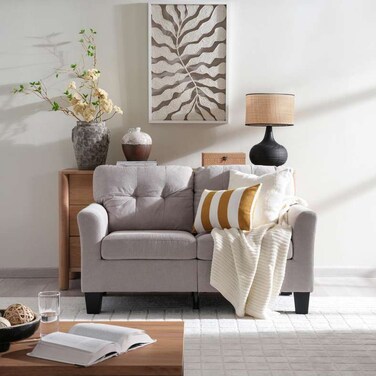 Pan Home Lilac 2 Seater Sofa