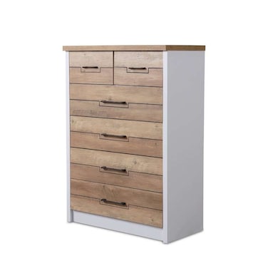 Pan Home Silvino Chest Of Drawer With 6 Drawers Mdf - White
