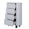 Pan Home Beijing Chest Of 4 Drawer - Light Grey
