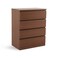 Pan Home Spring Collection Chest Of 4 Drawer - Wenge