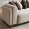 Pan Home Stome 3 Seater Sofa - Beige