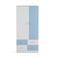 Pan Home Bella Kids 2 Door Wardrobe - Blue