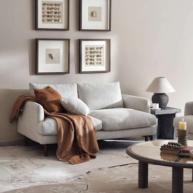 Pan Home Lagolas 2 Seater Sofa - Beige