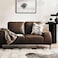 Pan Home Vlog 2 Seater Sofa - Brown