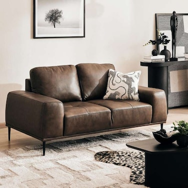 Pan Home Vlog 2 Seater Sofa - Brown
