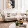 Pan Home Dandalf 3 Seater Sofa - Off White