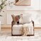 Pan Home Ginni Single Seater Sofa - Beige