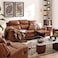 Pan Home Liry 3 Seater Recliner Sofa - Brown