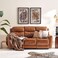 Pan Home Liry 3 Seater Recliner Sofa - Brown